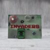20261022_054006 Invaders canvas, green with red lettering, front view